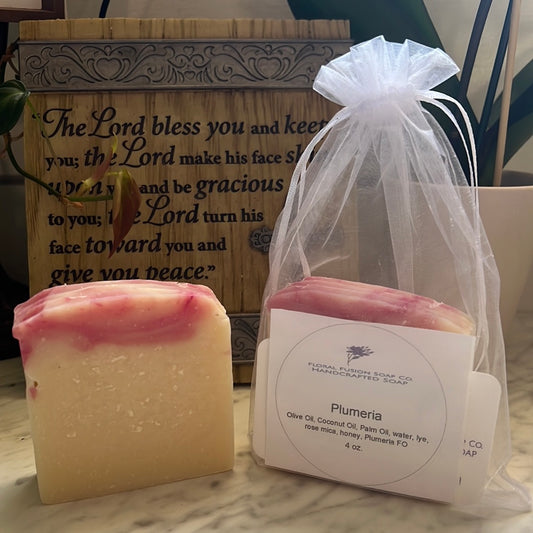 Plumeria Handcrafted soap