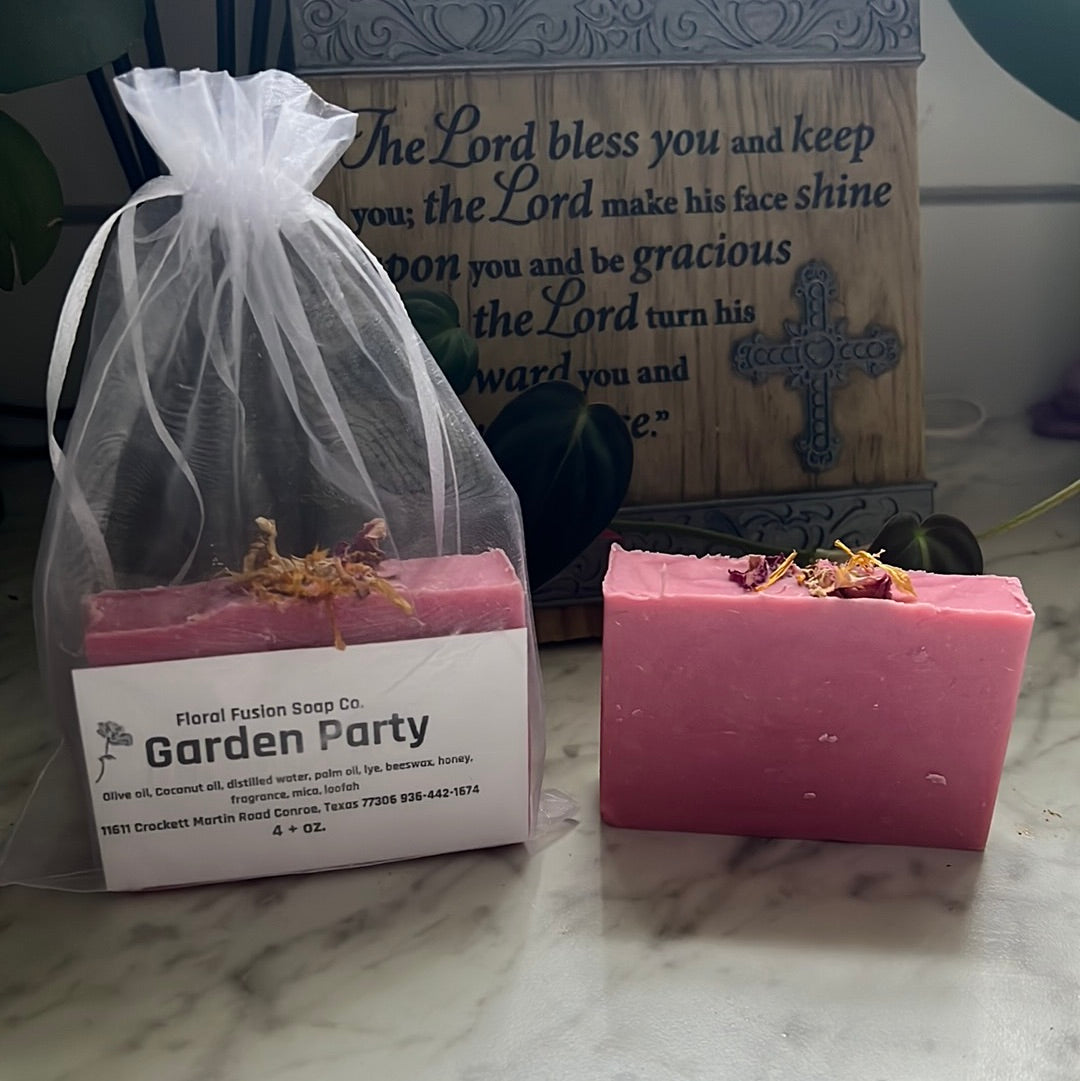 Garden Party Handcrafted Soap