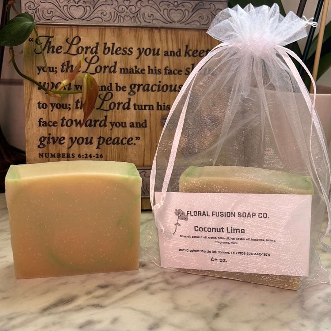 Coconut Lime Handcrafted Soap