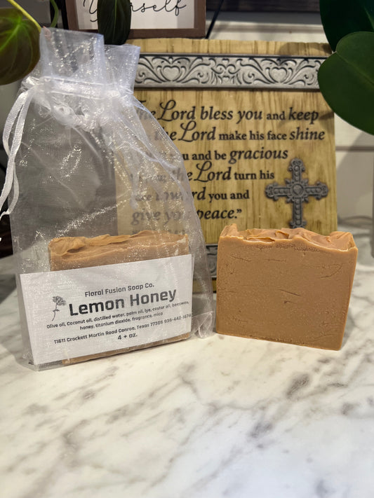 Lemon Honey Handcrafted Soap