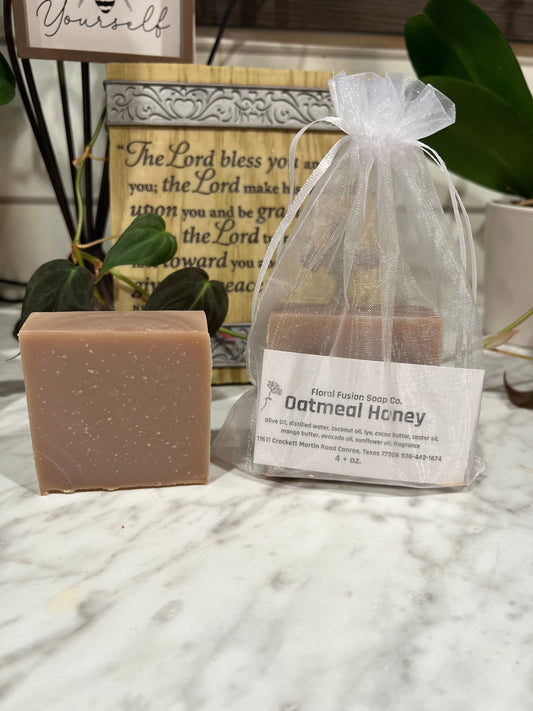 Oatmeal Honey Handcrafted Soap